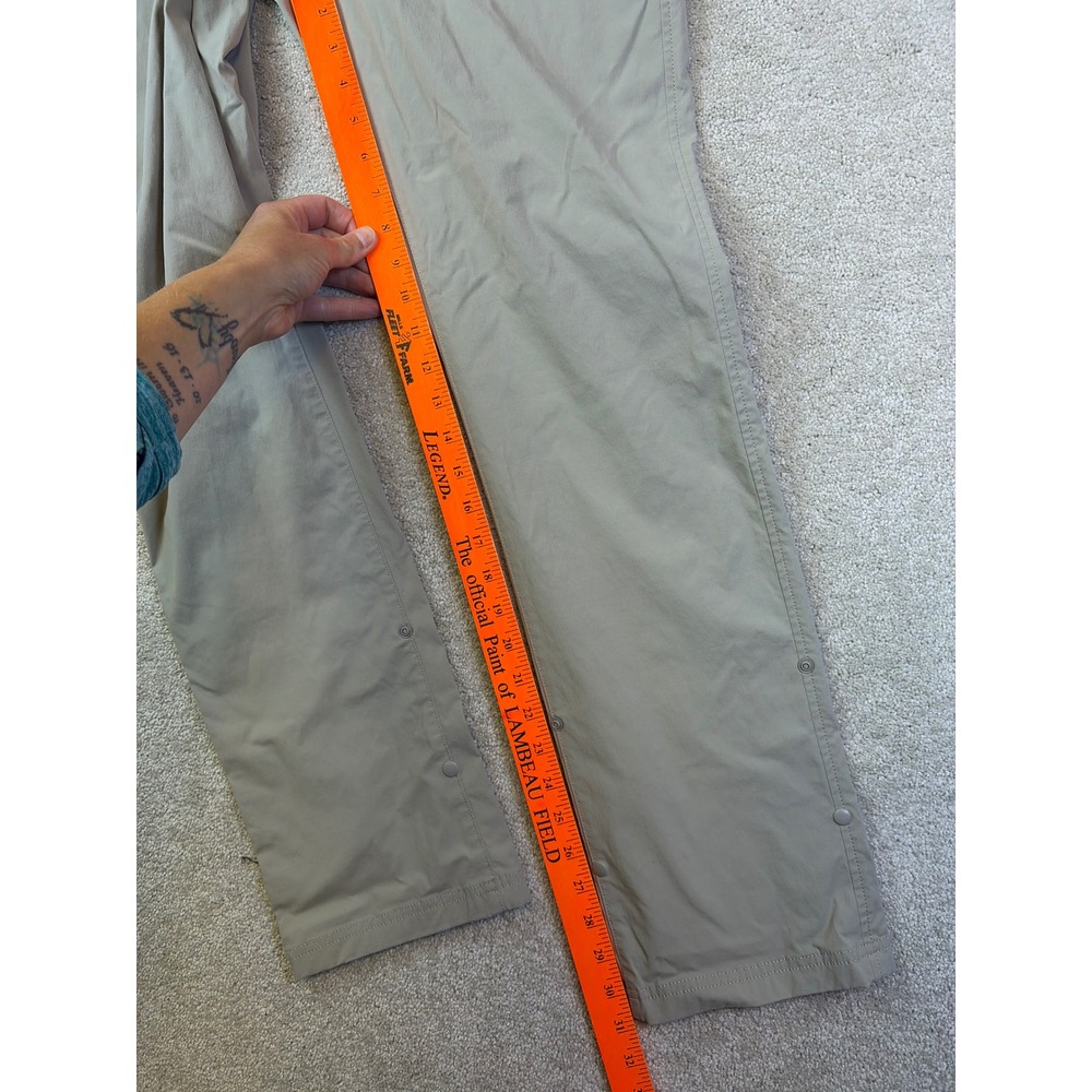Eddie Bauer Travex Horizon Guide Pants Wmns 8 Beige Nylon Spandex Hiking Outdoor - Picture 9 of 10